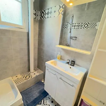 600m Port, Tramway, Clim, Wifi Apartmán Nice